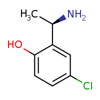 2-[(1R)-1-aminoethyl]-4-chlorophenol