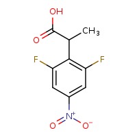 2-(2,6-difluoro-4-nitrophenyl)propanoic acid
