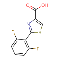 2-(2,6-difluorophenyl)-1,3-thiazole-4-carboxylic acid
