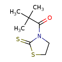 2,2-dimethyl-1-(2-sulfanylidene-1,3-thiazolidin-3-yl)propan-1-one