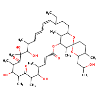22-ethyl-7,11,14,15-tetrahydroxy-6'-(2-hydroxypropyl)-5',6,8,10,12,14,16,28,29-nonamethyl-2,26-dioxaspiro[bicyclo[23.3.1]nonacosane-27,2'-oxane]-4,18,20-triene-3,9,13-trione