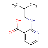 2-[(2-methylpropyl)amino]pyridine-3-carboxylic acid