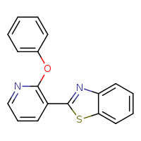2-(2-phenoxypyridin-3-yl)-1,3-benzothiazole