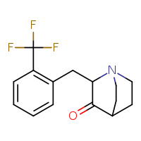 2-{[2-(trifluoromethyl)phenyl]methyl}-1-azabicyclo[2.2.2]octan-3-one