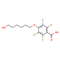 2,3,5,6-tetrafluoro-4-[(6-hydroxyhexyl)oxy]benzoic acid