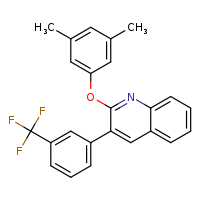 2-(3,5-dimethylphenoxy)-3-[3-(trifluoromethyl)phenyl]quinoline