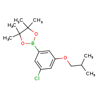 2-[3-chloro-5-(2-methylpropoxy)phenyl]-4,4,5,5-tetramethyl-1,3,2-dioxaborolane