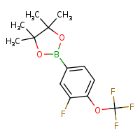 2-[3-fluoro-4-(trifluoromethoxy)phenyl]-4,4,5,5-tetramethyl-1,3,2-dioxaborolane
