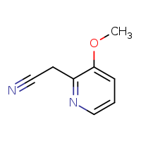 2-(3-methoxypyridin-2-yl)acetonitrile