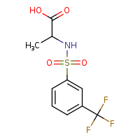 2-[3-(trifluoromethyl)benzenesulfonamido]propanoic acid