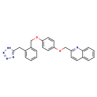 2-(4-{[2-(1H-1,2,3,4-tetrazol-5-ylmethyl)phenyl]methoxy}phenoxymethyl)quinoline