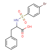 2-(4-bromobenzenesulfonamido)-3-phenylpropanoic acid