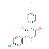 2-(4-chlorophenyl)-4-[4-(trifluoromethyl)phenyl]-1??-thiomorpholine-1,3,5-trione
