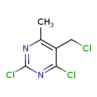 2,4-dichloro-5-(chloromethyl)-6-methylpyrimidine