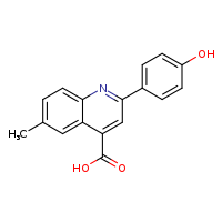2-(4-hydroxyphenyl)-6-methylquinoline-4-carboxylic acid