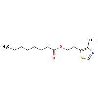 2-(4-methyl-1,3-thiazol-5-yl)ethyl octanoate