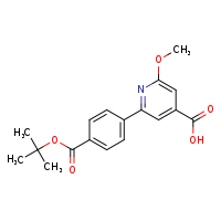 2-[4-(tert-butoxycarbonyl)phenyl]-6-methoxypyridine-4-carboxylic acid