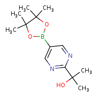 2-[5-(4,4,5,5-tetramethyl-1,3,2-dioxaborolan-2-yl)pyrimidin-2-yl]propan-2-ol