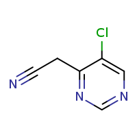2-(5-chloropyrimidin-4-yl)acetonitrile