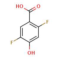 2,5-difluoro-4-hydroxybenzoic acid