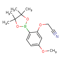 2-[5-methoxy-2-(4,4,5,5-tetramethyl-1,3,2-dioxaborolan-2-yl)phenoxy]acetonitrile