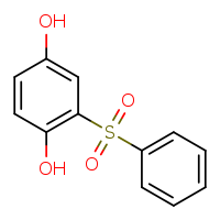 2-(benzenesulfonyl)benzene-1,4-diol