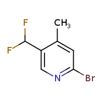 2-bromo-5-(difluoromethyl)-4-methylpyridine