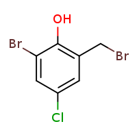 2-bromo-6-(bromomethyl)-4-chlorophenol