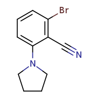 2-bromo-6-(pyrrolidin-1-yl)benzonitrile