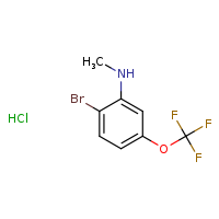 2-bromo-N-methyl-5-(trifluoromethoxy)aniline hydrochloride