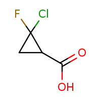 2-chloro-2-fluorocyclopropane-1-carboxylic acid