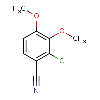 2-chloro-3,4-dimethoxybenzonitrile