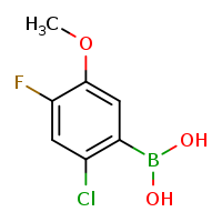 2-chloro-4-fluoro-5-methoxyphenylboronic acid