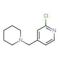 2-chloro-4-(piperidin-1-ylmethyl)pyridine