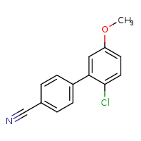 2'-chloro-5'-methoxy-[1,1'-biphenyl]-4-carbonitrile