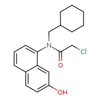 2-chloro-N-(cyclohexylmethyl)-N-(7-hydroxynaphthalen-1-yl)acetamide