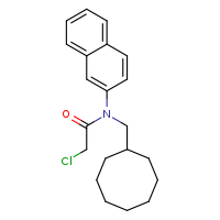 2-chloro-N-(cyclooctylmethyl)-N-(naphthalen-2-yl)acetamide