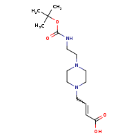 (2E)-4-(4-{2-[(tert-butoxycarbonyl)amino]ethyl}piperazin-1-yl)but-2-enoic acid