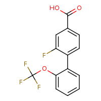 2-fluoro-2'-(trifluoromethoxy)-[1,1'-biphenyl]-4-carboxylic acid