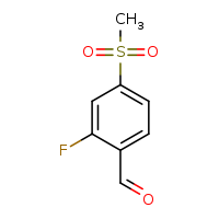 2-fluoro-4-methanesulfonylbenzaldehyde