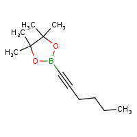 2-(hex-1-yn-1-yl)-4,4,5,5-tetramethyl-1,3,2-dioxaborolane