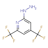 2-hydrazinyl-4,6-bis(trifluoromethyl)pyridine