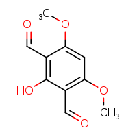 2-hydroxy-4,6-dimethoxybenzene-1,3-dicarbaldehyde