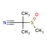 2-methanesulfinyl-2-methylpropanenitrile
