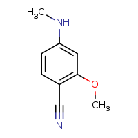 2-methoxy-4-(methylamino)benzonitrile