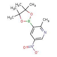 2-methyl-5-nitro-3-(4,4,5,5-tetramethyl-1,3,2-dioxaborolan-2-yl)pyridine