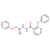 2-phenoxy-N'-(2-phenoxyethanimidoyl)pyridine-3-carbohydrazide