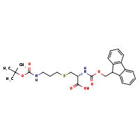 (2R)-3-({3-[(tert-butoxycarbonyl)amino]propyl}sulfanyl)-2-{[(9H-fluoren-9-ylmethoxy)carbonyl]amino}propanoic acid