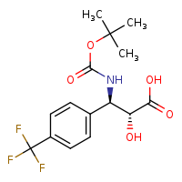 (2R,3R)-3-[(tert-butoxycarbonyl)amino]-2-hydroxy-3-[4-(trifluoromethyl)phenyl]propanoic acid