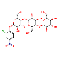(2R,3R,4S,5S,6R)-2-{[(2R,3S,4R,5R,6R)-6-{[(2R,3S,4R,5R,6S)-6-(2-chloro-4-nitrophenoxy)-4,5-dihydroxy-2-(hydroxymethyl)oxan-3-yl]oxy}-4,5-dihydroxy-2-(hydroxymethyl)oxan-3-yl]oxy}-6-(hydroxymethyl)oxane-3,4,5-triol